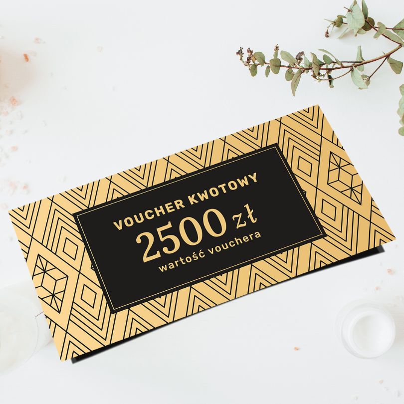 Voucher kwotowy - 2500 Voucher kwotowy - 2500